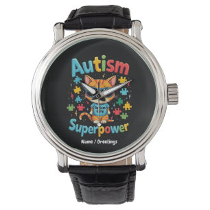 Embrace Cat Lover Autism Is My Super Power Watch