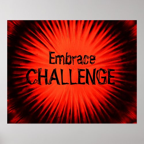 Embrace Challenge Poster