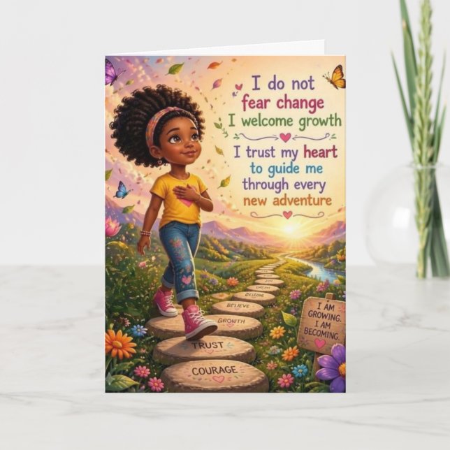 Embrace Change Affirmation Card (Front)