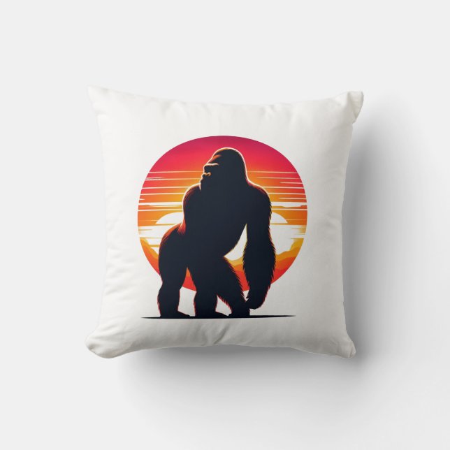 Embrace Comfort: Gorilla-Shaped Memory Foam Pillow (Front)
