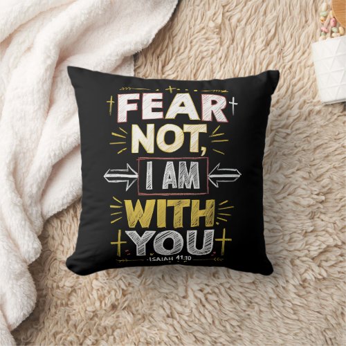 Embrace Courage I Am By Your Side Throw Pillow