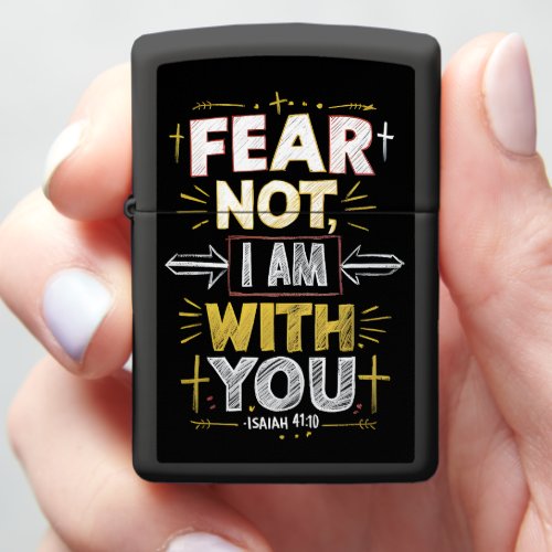 Embrace Courage I Am By Your Side Zippo Lighter