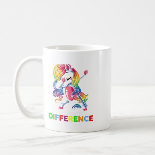 Embrace Difference Unicorn Autism Awareness Divers Coffee Mug