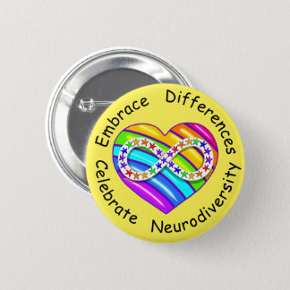 Embrace Differences Celebrate Neurodiversity Pin