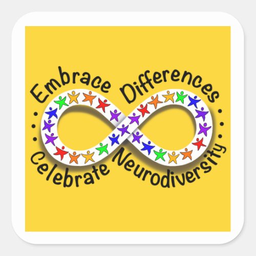 Embrace Differences Celebrate stickers