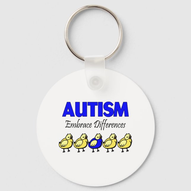 Embrace Differences Keychain (Front)