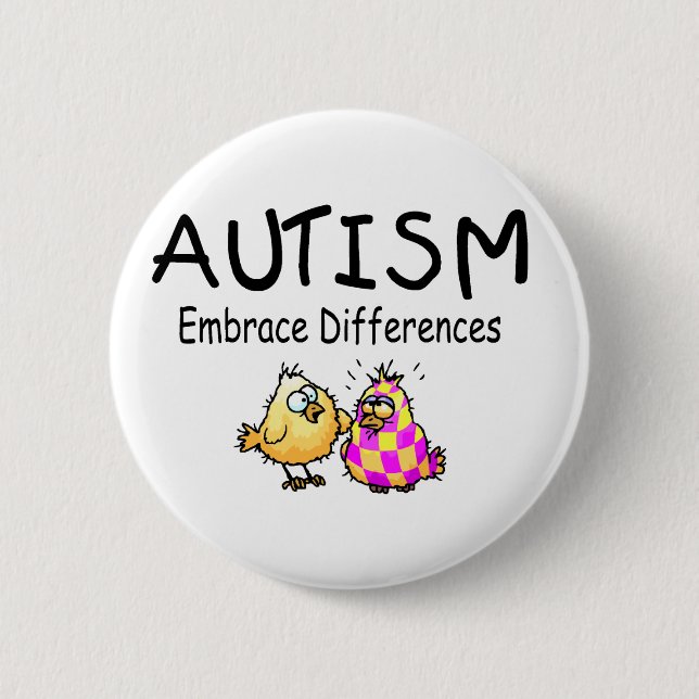 Embrace Differences (PY) Pinback Button (Front)