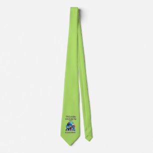 Embrace Different. World Autism Awareness Day. Neck Tie