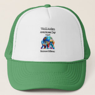 Embrace Different. World Autism Awareness Day. Trucker Hat