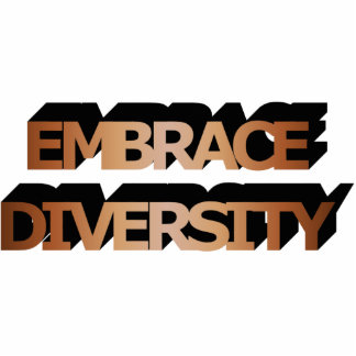 Embrace Diversity (Brown) Photo Sculpture