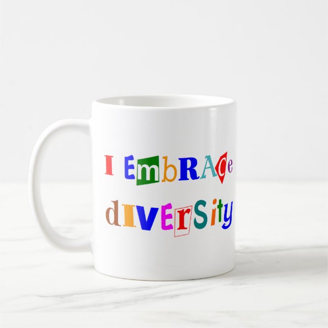 embrace diversity Mug (Left)
