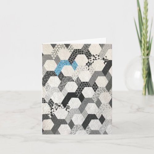 Embrace Diversity Quilt Personalized Greeting Card