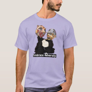 Embrace Diversity Robber and Policeman T-Shirt