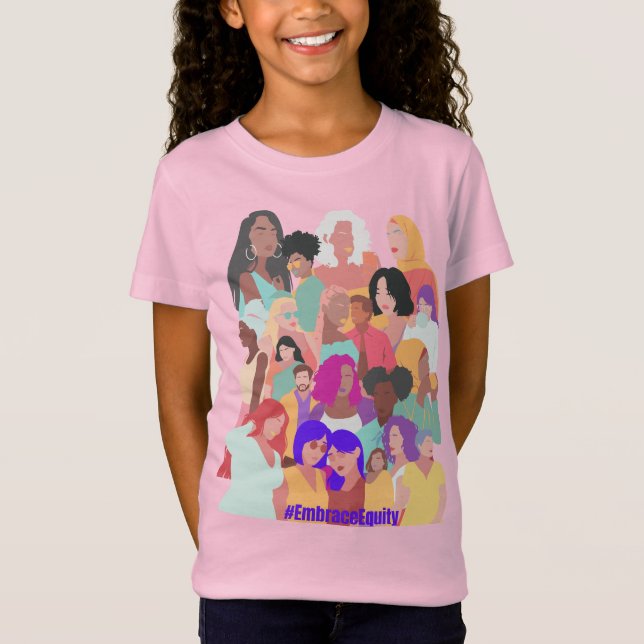Embrace Equity - Happy Women's Day 2023 T-Shirt (Front)