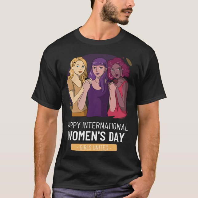 Embrace Equity International Women s Day Strong To T-Shirt (Front)