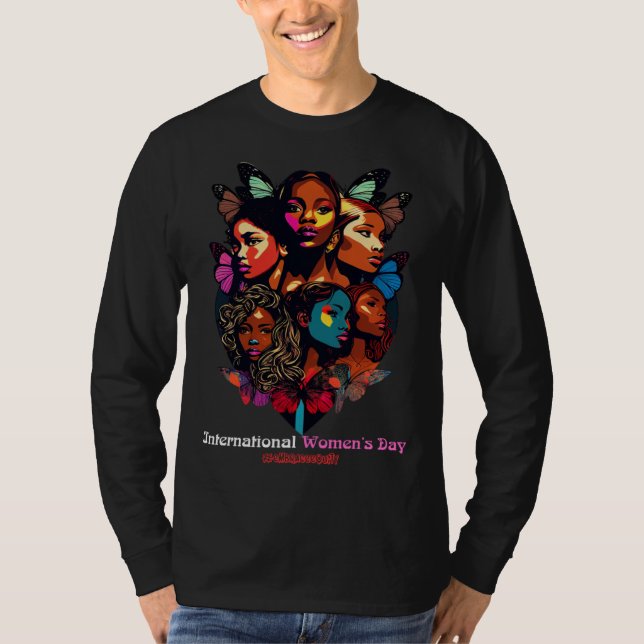 Embrace Equity International Womens Day 2023 For W T-Shirt (Front)