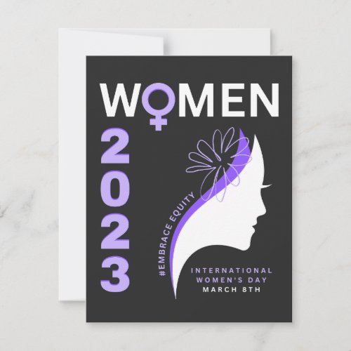 Embrace Equity International Womens Day 2023 Holiday Card