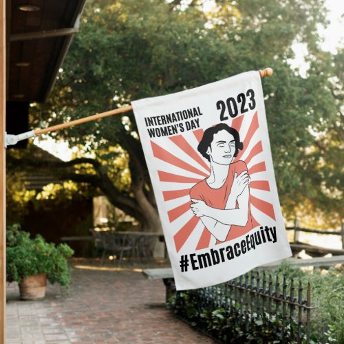 Embrace Equity International Womens Day 2023 House Flag