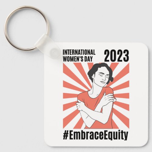 Embrace Equity International Womens Day 2023 Keychain
