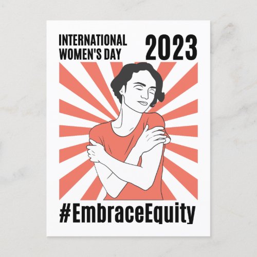 Embrace Equity International Womens Day 2023 Postcard