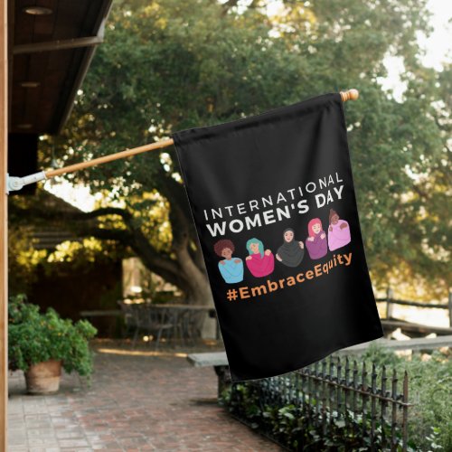 Embrace Equity International Womens Day  House Flag