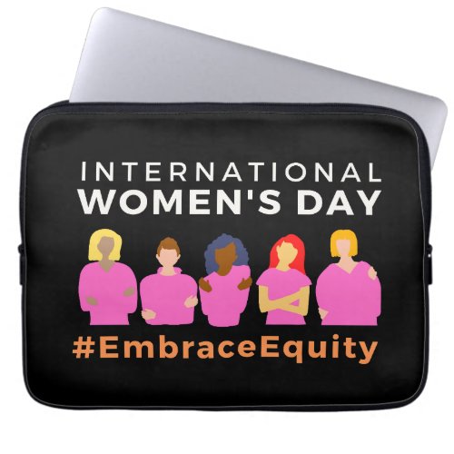 Embrace Equity International Womens Day  Laptop Sleeve