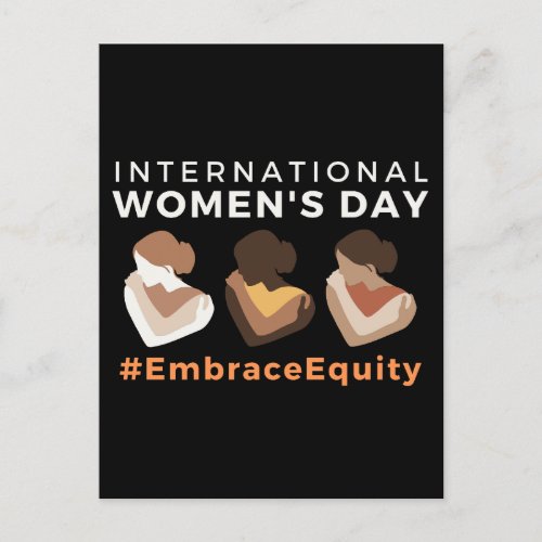 Embrace Equity International Womens Day  Postcard