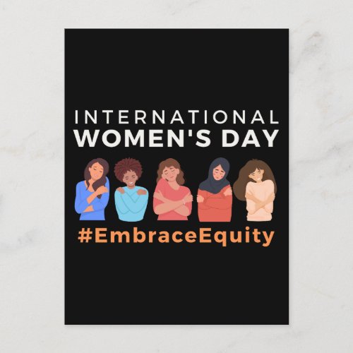 Embrace Equity International Womens Day  Postcard
