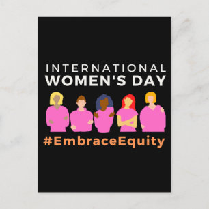Embrace Equity International Women's Day Postcard