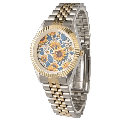 Embrace Every Moment in Vibrant Elegance_Sunflower Watch