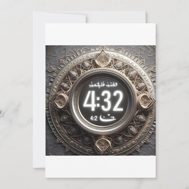 Embrace Fasting, Iftar, Suhoor & Spiritual Reflect Announcement (Front)