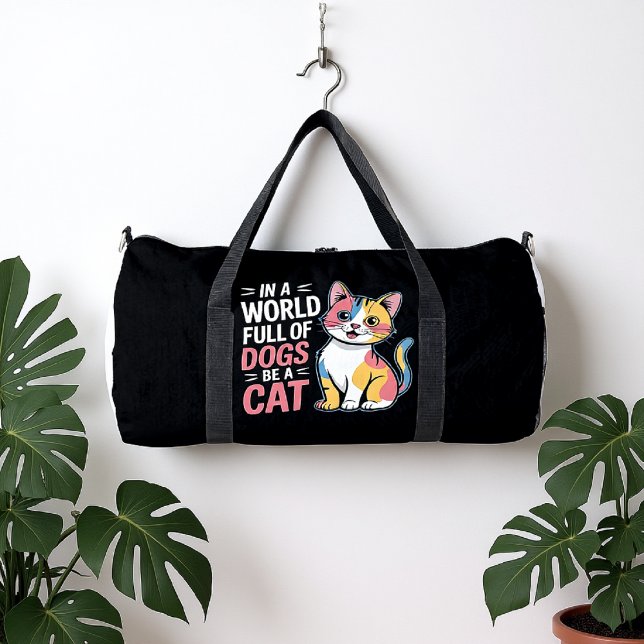 Embrace Feline Individuality Duffle Bag (Creator Uploaded)