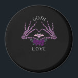 Embrace Goth Skeleton Heart Magnet<br><div class="desc">An embrace goth skeleton heart edition. Dark,  emotional,  and stylish.</div>