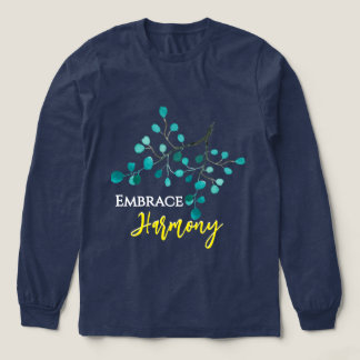 Embrace Harmony Abstract Branches T-Shirt Tri-Blend Shirt