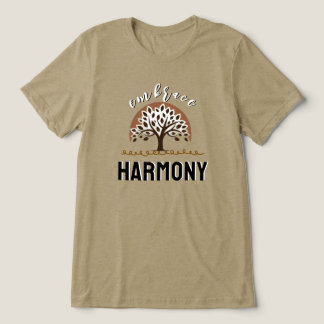 Embrace Harmony Abstract Tree  Tri-Blend Shirt