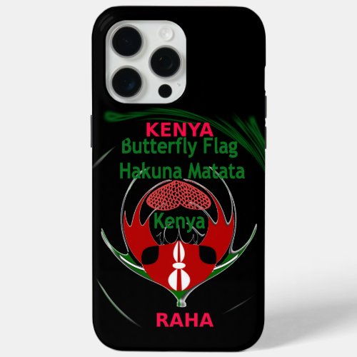 Embrace Kenyan Pride in Style iPhone 15 Pro Max Case