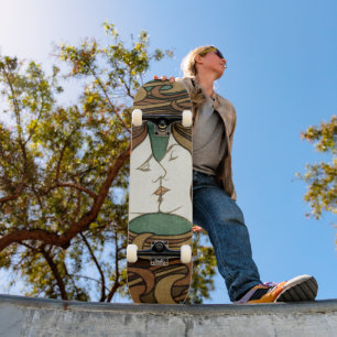Embrace Love: The Kiss Skateboard