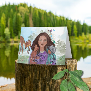 Embrace Mother Nature – Folded Mother’s Day Card