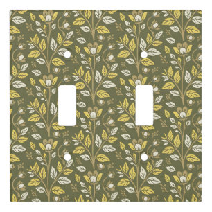 Embrace Nature with Elegant Floral Patterns Light Switch Cover