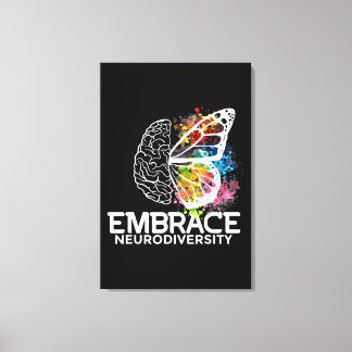 Embrace Neurodiversity - adhd awareness Canvas Print