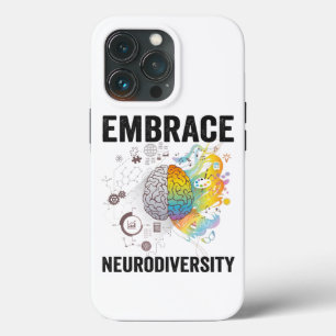 Embrace Neurodiversity Adhd Awareness Giftneurodiv iPhone 13 Pro Case