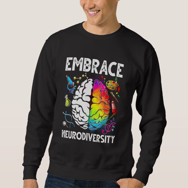 Embrace Neurodiversity Autism Awareness Shirt Teac (Front)