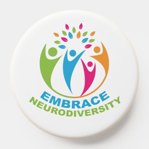 Embrace Neurodiversity Autism Spectrum Colorful PopSocket