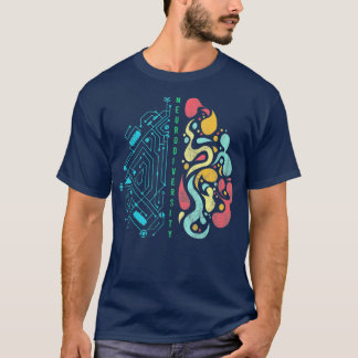 Embrace Neurodiversity Brain Autism Awareness T-Shirt