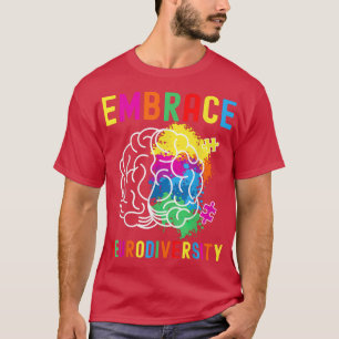 Embrace Neurodiversity Brain Neurologist Puzzles A T-Shirt