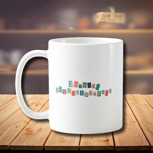 Embrace Neurodiversity | Neurodivergent Awareness Coffee Mug (Creator Uploaded)
