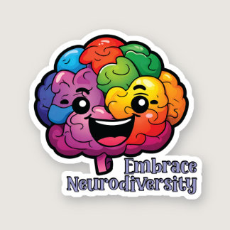 Embrace Neurodiversity | Neurodivergent Awareness Sticker