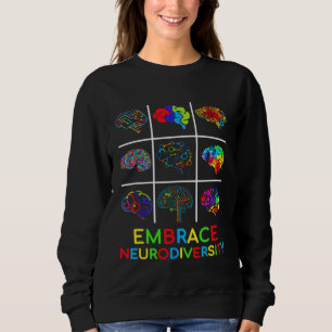 Embrace Neurodiversity Video Game Autism Awareness Sweatshirt