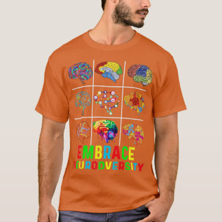 Embrace Neurodiversity Video Game Autism Awareness T-Shirt