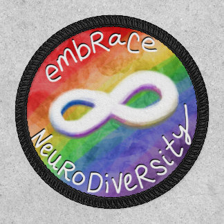 Embrace Neurodiversity (White Text) Patch